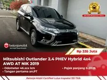 2019 Mitsubishi Outlander 2.4 PHEV SUV AWD AT 2019/2020 [ 4x4 ]