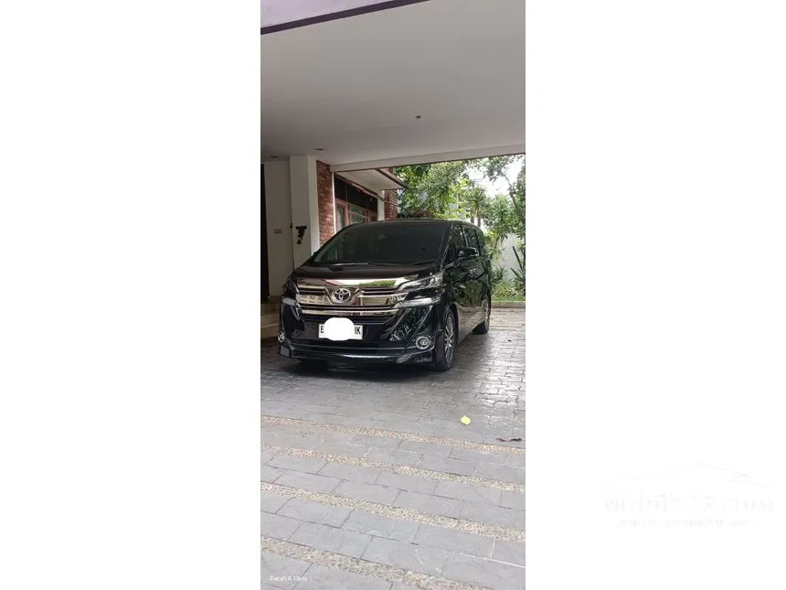 Jual Mobil Toyota Vellfire 2017 G 2.5 di DKI Jakarta Automatic Van Wagon Hitam Rp 650.000.000