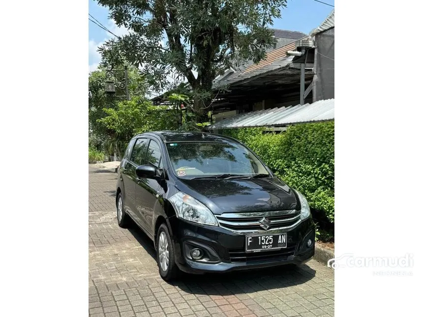 Jual Mobil Suzuki Ertiga 2017 GL 1.4 di Jawa Barat Manual MPV Hitam Rp 153.000.000