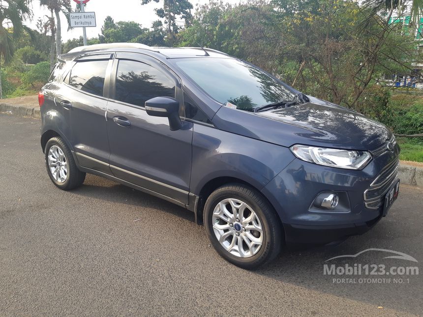 Jual Mobil Ford EcoSport 2014 Titanium 1.5 di Banten Automatic SUV Abu