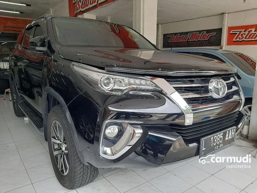 Jual Mobil Toyota Fortuner 2016 G 2.5 di Jawa Timur Automatic SUV Hitam Rp 395.000.007