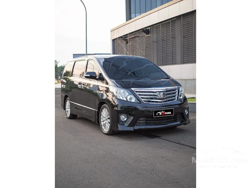 Jual Mobil Toyota Alphard 2012 SC 2.4 di DKI Jakarta Automatic MPV Hitam Rp 299.000.000