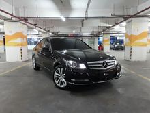 Forsale Mercedes benz C 200 avangarde W 204 NIK 2013 Pemakaian 2013 Black on Black very mint condition very low km 20rb(service record) Full original