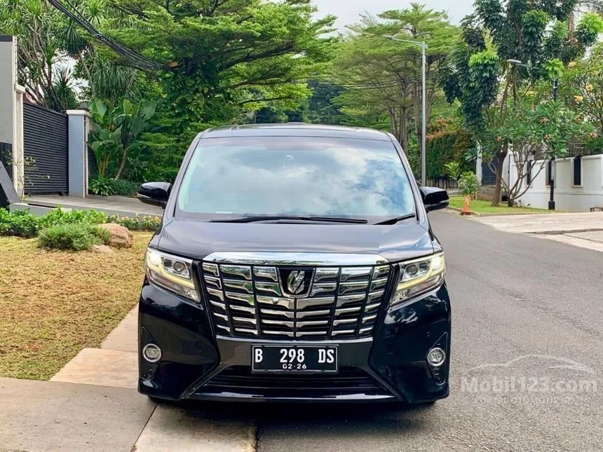 Jual Mobil Toyota Alphard 2015 G 2.5 di DKI Jakarta Automatic Van Wagon Hitam Rp 600.000.000