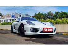 ISTIMEWA - Porsche Cayman 2.7 PDK (981) AT 2014 White on Red CBU IU - Pajak Panjang 1 Thn - Well Maintained - Very Low KM 12 ribuan