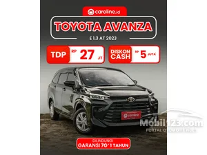2023 Toyota Avanza 1.3 E MPV