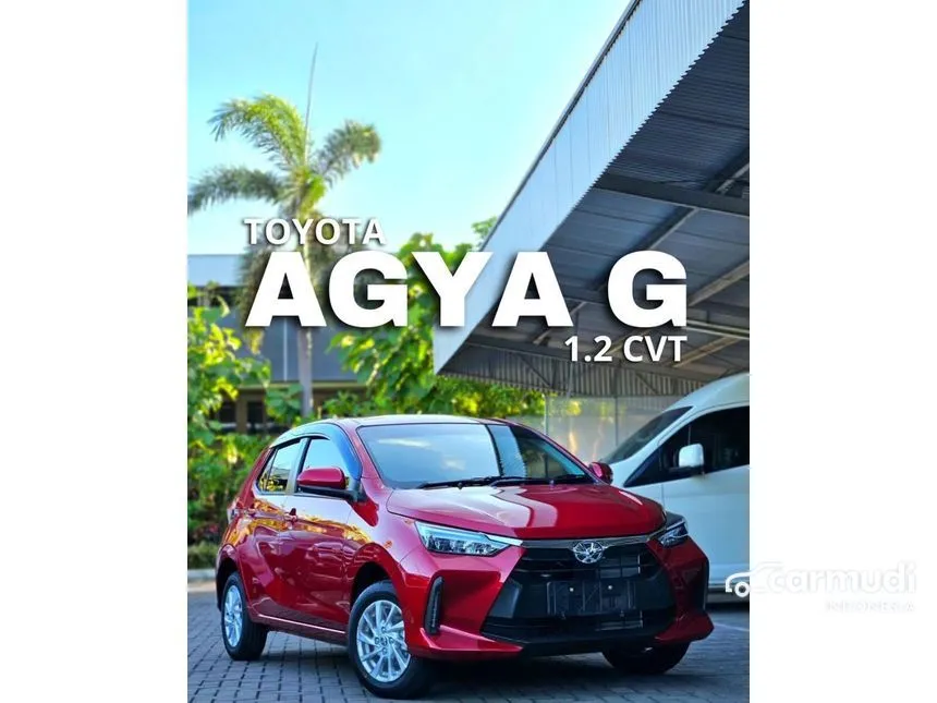 Jual Mobil Toyota Agya 2024 G 1.2 di Banten Automatic Hatchback Merah Rp 181.400.000