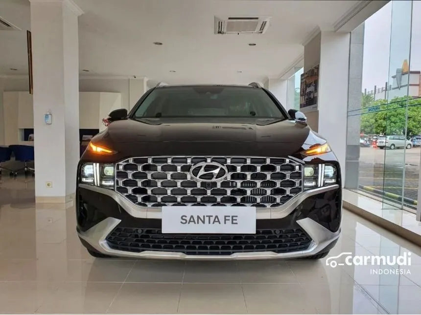 Jual Mobil Hyundai Santa Fe 2024 Signature 2.5 di Banten Automatic SUV Hitam Rp 550.000.000