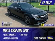 2019 Mercedes-Benz C300 2.0 AMG Line Sedan Black Hitam Mercy C 300