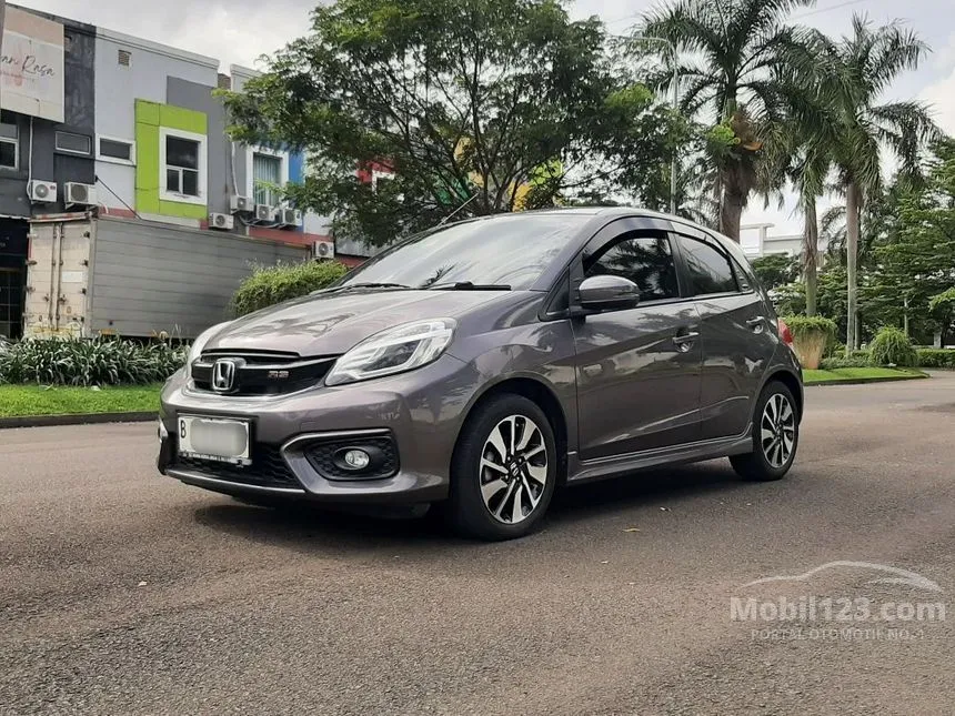 Jual Mobil Honda Brio 2018 RS 1.2 di Banten Automatic Hatchback Abu