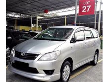 2014 Toyota Innova 2.0 PREMIUM MPV / FULL SERVICE RECORD/ LOW MILAGE/TIP TOP CONDITION/ 7 SEAT