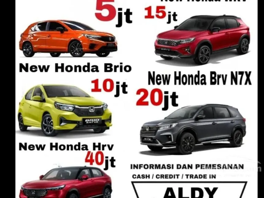 Jual Mobil Honda Brio 2024 RS 1.2 di DKI Jakarta Automatic Hatchback Merah Rp 246.000.000