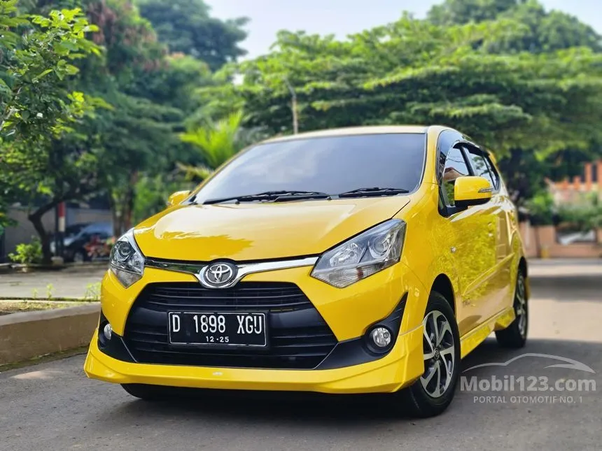 Jual Mobil Toyota Agya 2017 TRD 1.2 di Jawa Barat Automatic Hatchback Kuning Rp 129.000.000