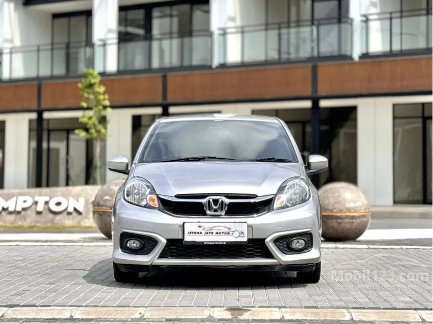Jual Mobil Honda Brio 2018 Satya E 1.2 di DKI Jakarta Automatic Hatchback Silver Rp 123.000.000