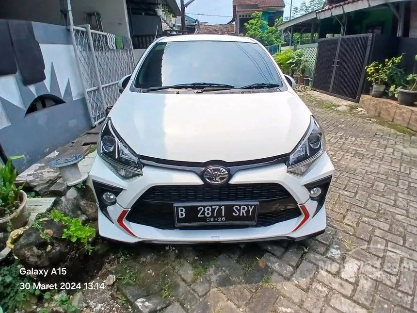 Jual Mobil Toyota Agya 2021 TRD 1.2 di Banten Automatic Hatchback Putih Rp 135.000.000