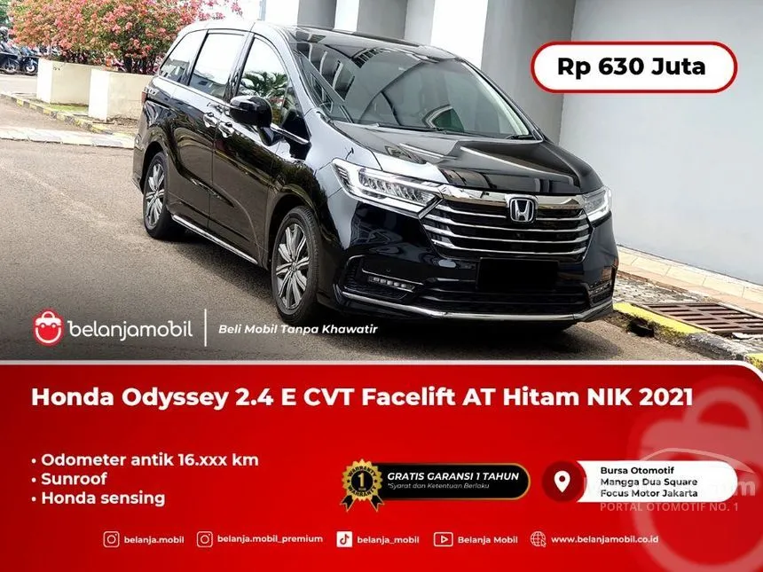 Jual Mobil Honda Odyssey 2021 2.4 di Jawa Barat Automatic MPV Hitam Rp 630.000.000