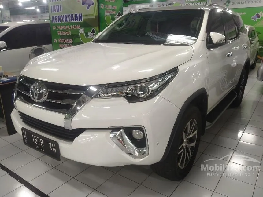 Jual Mobil Toyota Fortuner 2016 VRZ 2.4 di Jawa Timur Automatic SUV Putih Rp 370.000.000