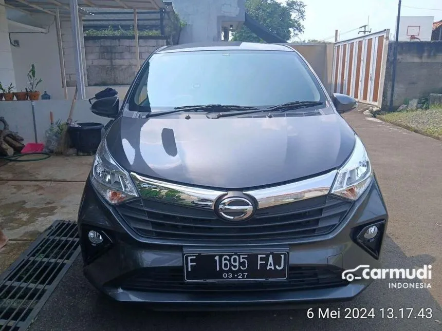 Jual Mobil Daihatsu Sigra 2022 R 1.2 di Banten Manual MPV Abu