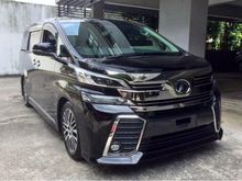 2015 Toyota Vellfire 3.5 ZA-G ZAG JBL 4 Cam Full Spec Unreg