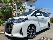 2018 Toyota Alphard 2.5 G Van Wagon Nik2018 New Model White On Beige Km10rb Pilot Seat Heater Seat #AUTOHIGH #MUST HAVE