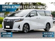 2018 Toyota Alphard 2.5 G MPV ATPM Facelift(Termurah Seindonesia)