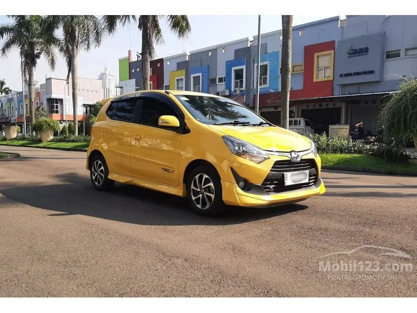 Jual Mobil Toyota Agya 2017 G 1.2 di Banten Automatic Hatchback Kuning Rp 105.000.000