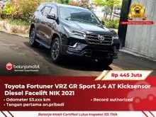 2021 Toyota Fortuner 2.4 VRZ GR SPORT 4X2 SUV Kicksensor 2021/2022 [ GARANSI 5TH ]