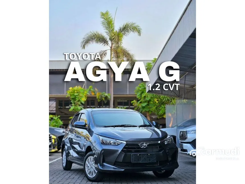 Jual Mobil Toyota Agya 2024 G 1.2 di DKI Jakarta Automatic Hatchback Hitam Rp 177.400.000