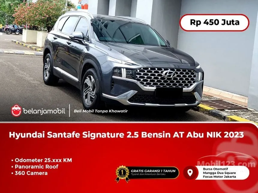 Jual Mobil Hyundai Santa Fe 2023 Signature 2.5 di DKI Jakarta Automatic SUV Abu