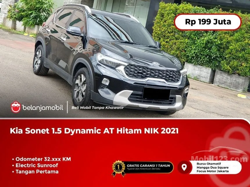Jual Mobil KIA Sonet 2021 Dynamic 1.5 di DKI Jakarta Automatic SUV Hitam Rp 199.000.000
