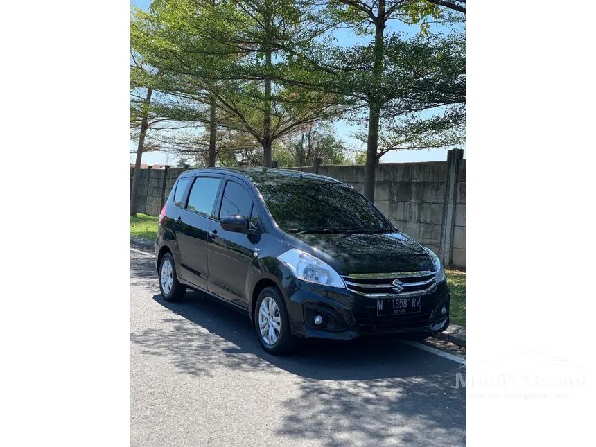 Jual Mobil Suzuki Ertiga 2015 GL 1.4 di Jawa Timur Automatic MPV Hitam Rp 136.999.999