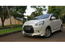 2014 Mitsubishi Mirage 1.2 EXCEED Hatchback Putih Tangan Pertama Nama Pribadi