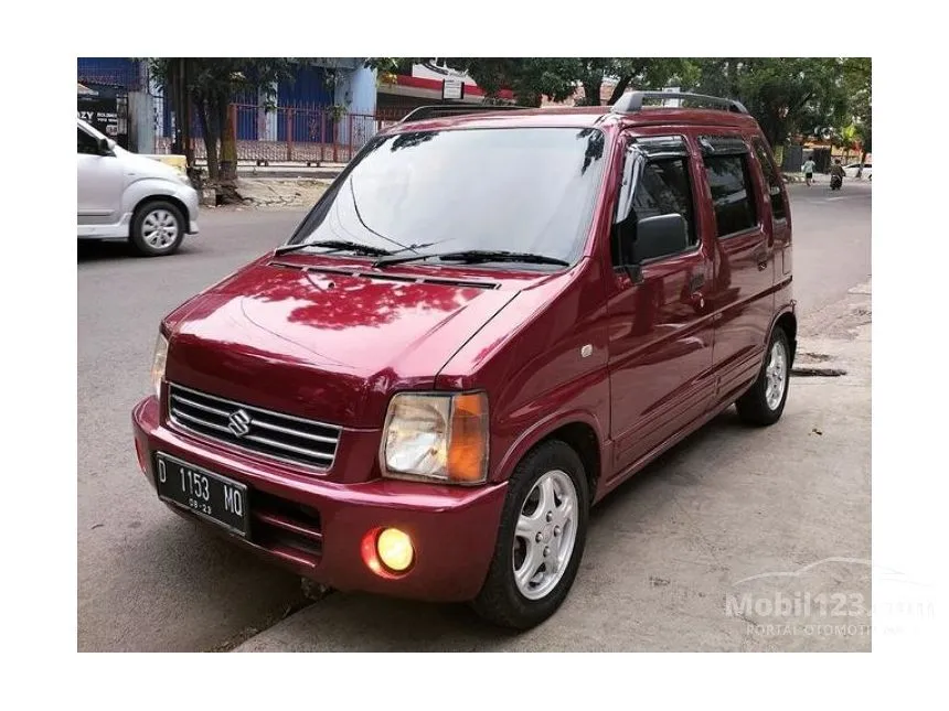 Jual Mobil Suzuki Karimun 2004 DX 1.0 di Jawa Barat Manual Hatchback Merah Rp 77.000.000