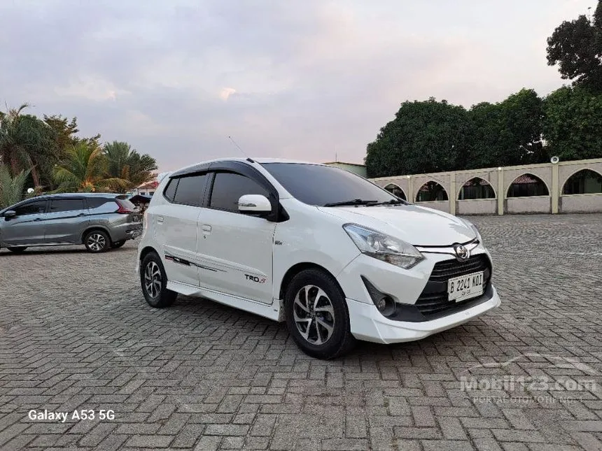 Jual Mobil Toyota Agya 2019 TRD 1.2 di DKI Jakarta Automatic Hatchback Putih Rp 135.000.000