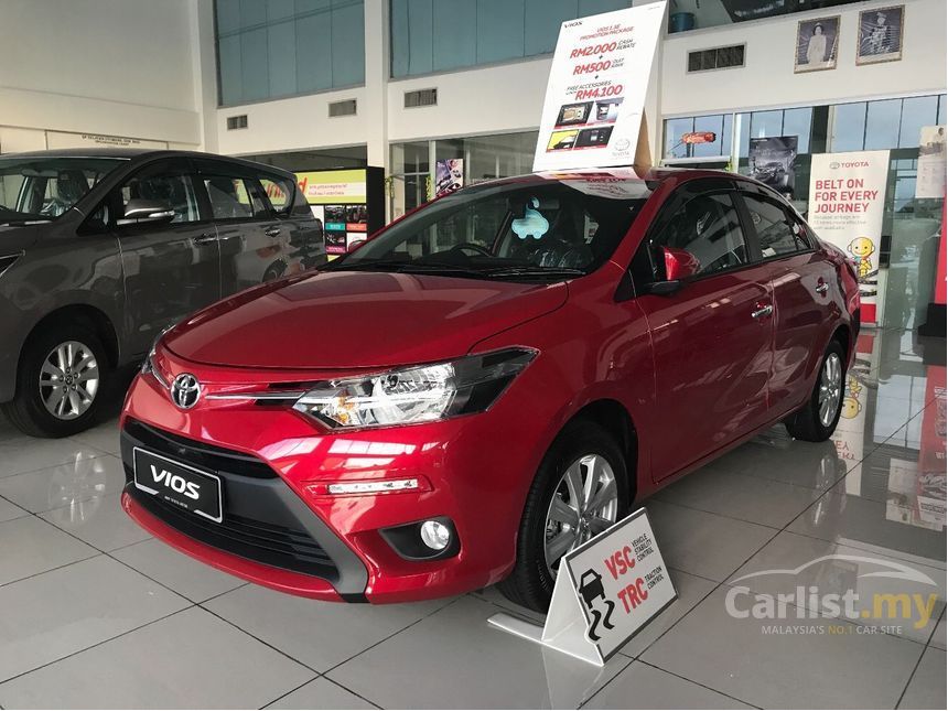 Toyota Vios 2017 E 15 In Penang Automatic Sedan Red For Rm 77500