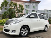 2014 Toyota Alphard 2.4 X X MPV Nik2014 White On Black Km40rb TDP.125JT