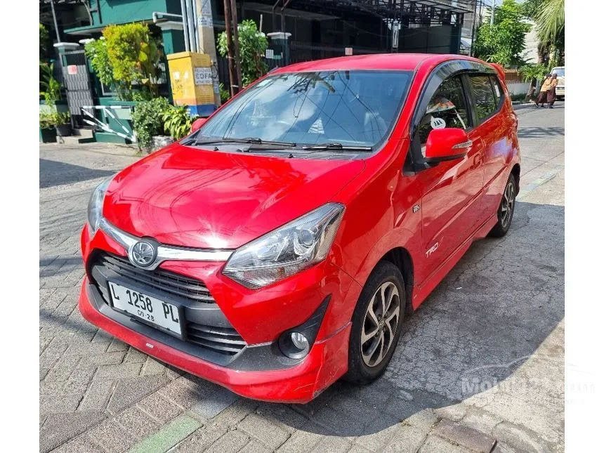 Jual Mobil Toyota Agya 2018 TRD 1.2 di Jawa Timur Automatic Hatchback Merah Rp 139.000.000