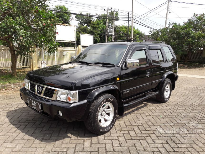 Jual Mobil Nissan Terrano 2004 Spirit S2 2.4 di Banten Manual SUV Hitam