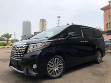 ALPHARD 2.5 G ATPM 2015 BLACK ON BEIGE TDP 150JT