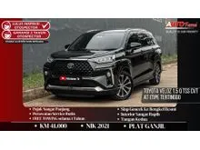 2021 Toyota Veloz 1.5 Q TSS MPV KM 46.000 Toyota Veloz 1.5 Q TSS CVT AT (Tipe Tertinggi) NIK 2021 Black On Black