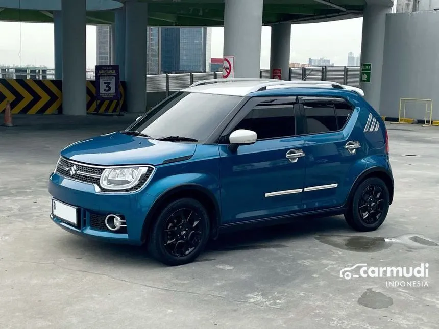 Jual Mobil Suzuki Ignis 2017 GX 1.2 di DKI Jakarta Automatic Hatchback Biru Rp 118.000.000