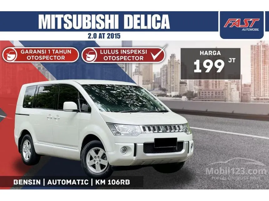 Jual Mobil Mitsubishi Delica 2015 D5 2.0 di DKI Jakarta Automatic MPV Putih Rp 199.000.000