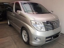 2007 Nissan Elgrand HWS black edition electric krey warna silver