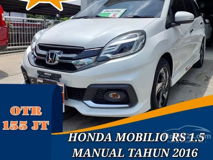 Jual Mobil Honda Mobilio 2016 RS 1.5 di Jawa Barat Manual MPV Putih Rp 155.000.000