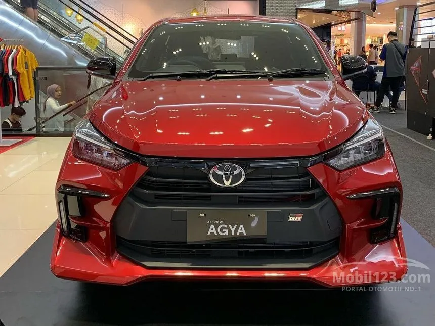 Jual Mobil Toyota Agya 2023 GR Sport 1.2 di Jawa Barat Manual Hatchback Marun Rp 219.300.000