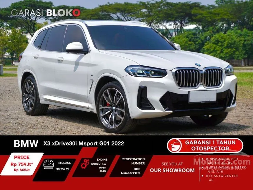 2022 BMW X3 xDrive30i M Sport SUV