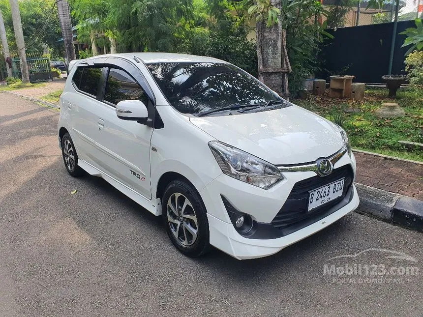 Jual Mobil Toyota Agya 2018 TRD 1.2 di DKI Jakarta Automatic Hatchback Silver Rp 128.000.000