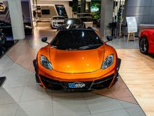 2013 McLaren MP4-12C 3.8 Spider Convertible Volcano Orange on Black
