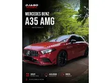 2019 Mercedes-Benz AMG A35 2.0 4MATIC Hatchback Red on Black Merah Mercy A 35 HB