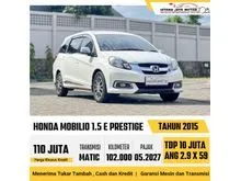 2015 Honda Mobilio 1.5 E Prestige MPV Matic Putih Kondisi Siap Pakai Mobil Keluarga Terbaik